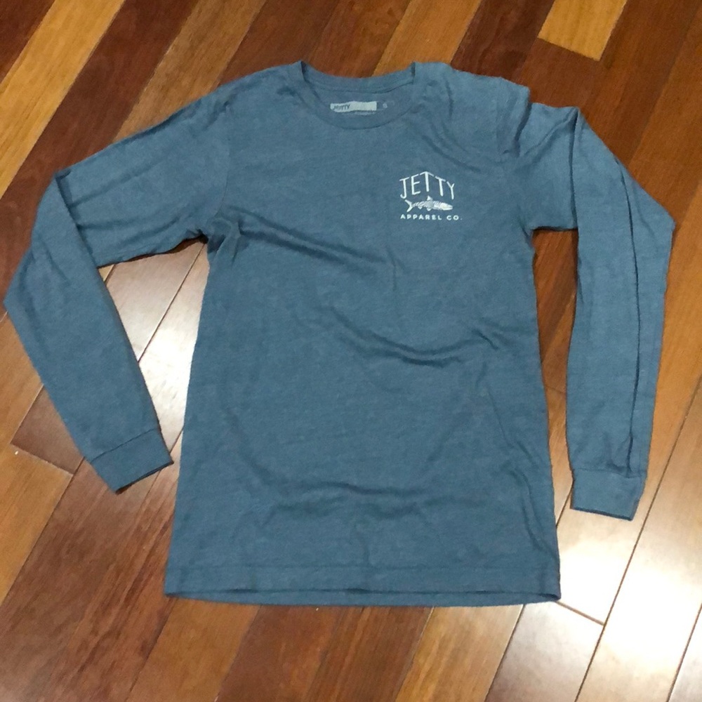 JETTY Apparel Co. blue long sleeve top soft S